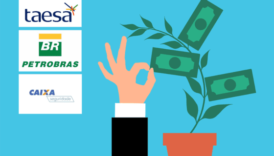 dividendos caixa taesa petrobras