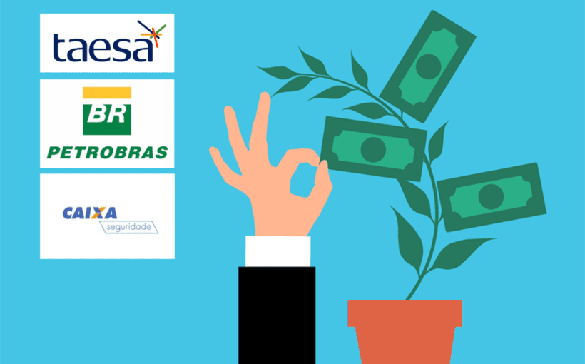 dividendos caixa taesa petrobras